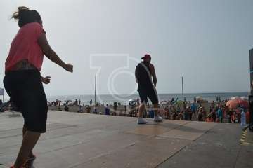 Clases magistrales de Zumba y Body Combat en Melenara (Foto TA)